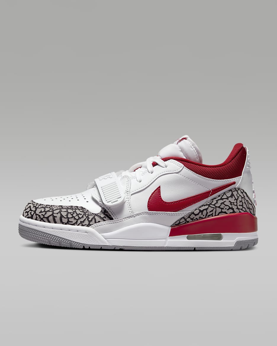 Buty damskie Air Jordan Legacy 312 Low - Biel/Cement Grey/Czerń/Gym Red