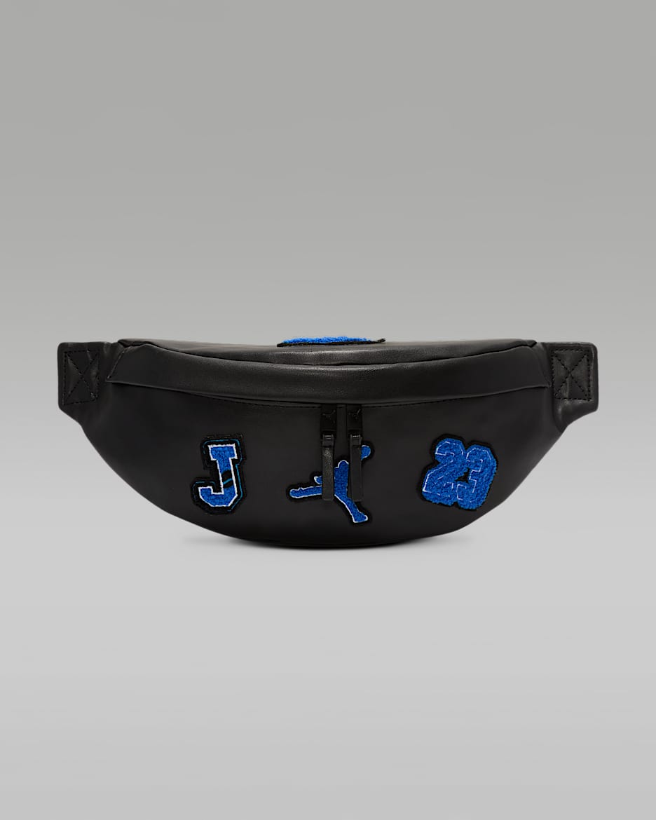 Saco a tiracolo Borough Varsity Jordan (5,6 L) - Preto/Game Royal