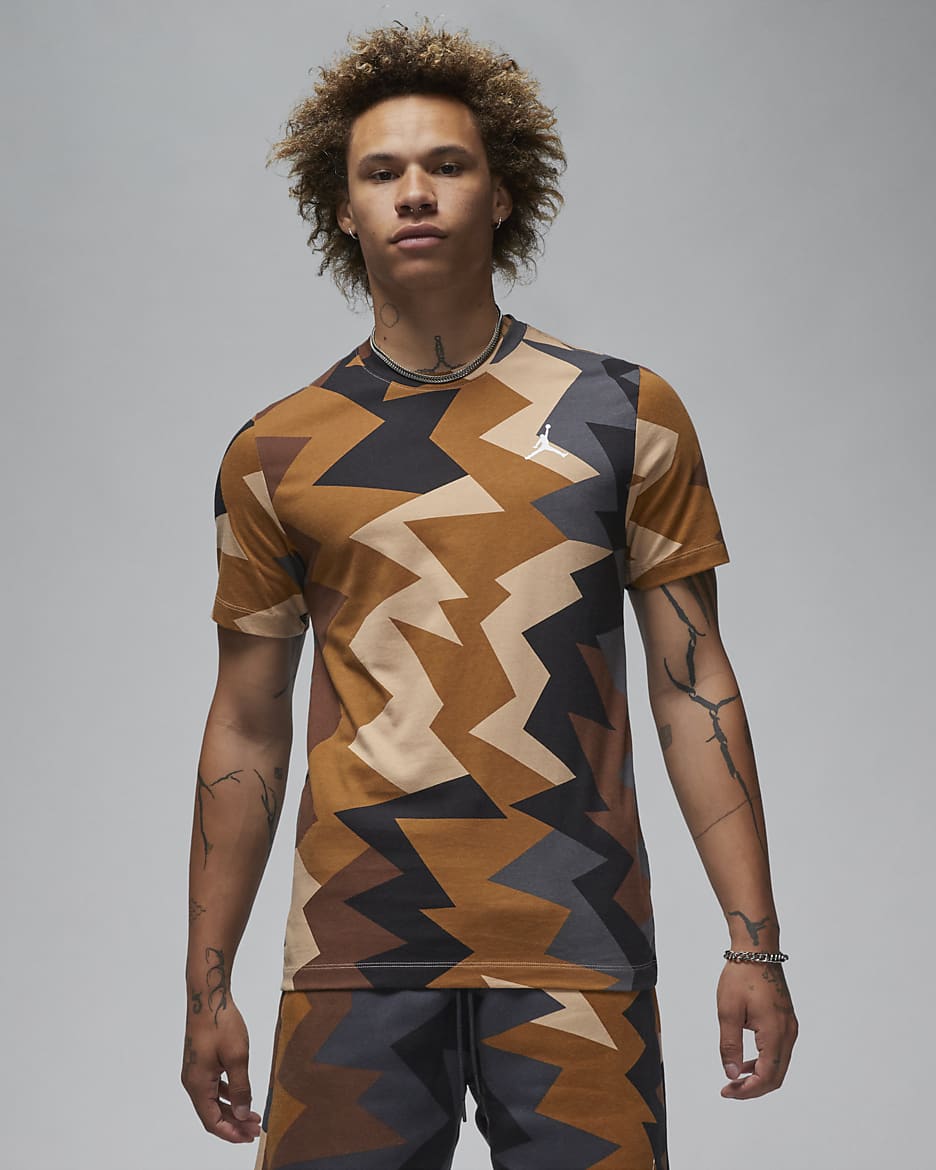 Jordan Flight MVP Men's Graphic T-Shirt - Hemp/Light British Tan