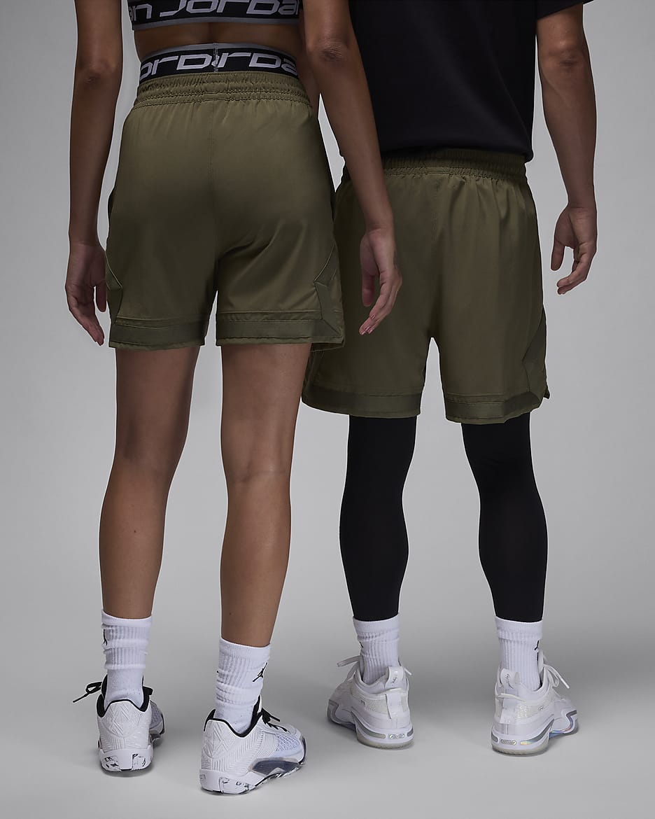 Jordan Sport Men's Dri-FIT Woven Diamond Shorts - Medium Olive/Medium Olive/Medium Olive