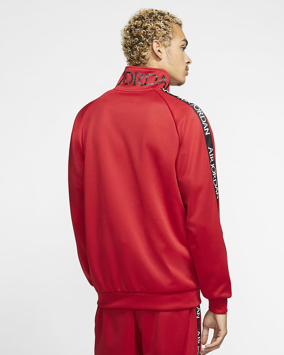 Jordan Jumpman Classics Men's Tricot Warm-Up Jacket - Gym Red/Black/White