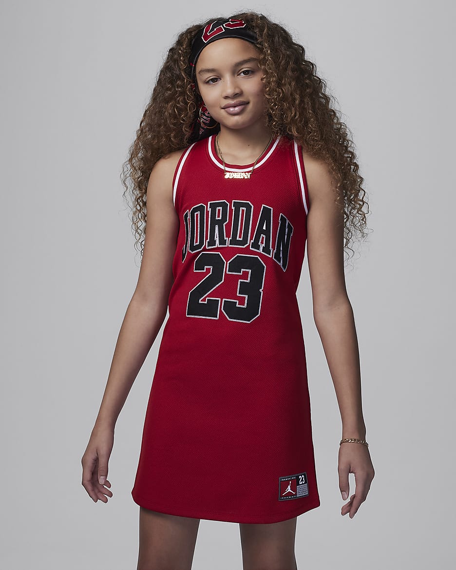 Jordan 23 Jersey Older Kids' Dress - Gym Red