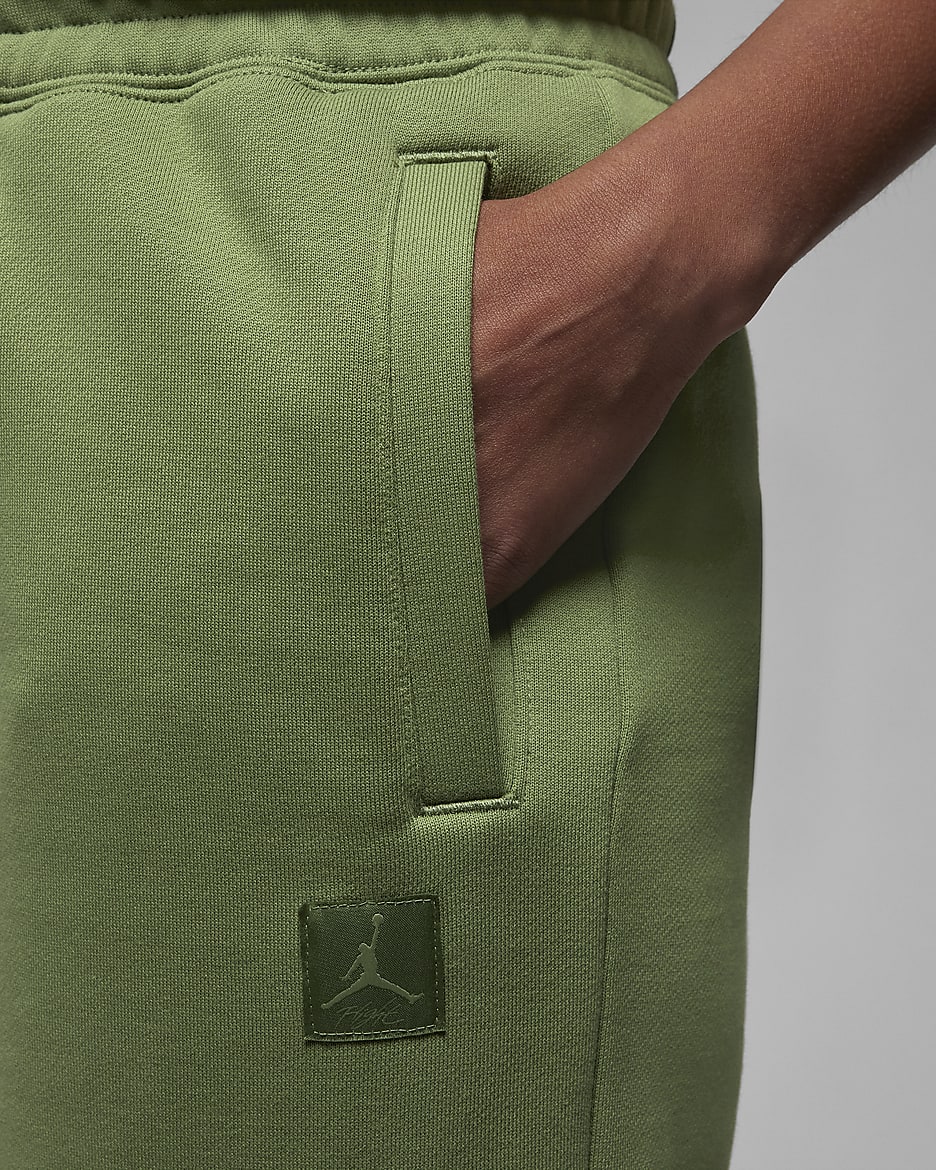 Jordan Flight Fleece Women's Trousers - Sky J Light Olive