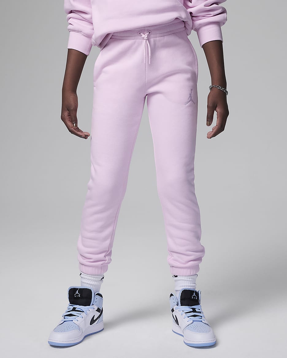 Jordan Icon Play Fleece-Hose Hose für ältere Kinder - Pink Foam