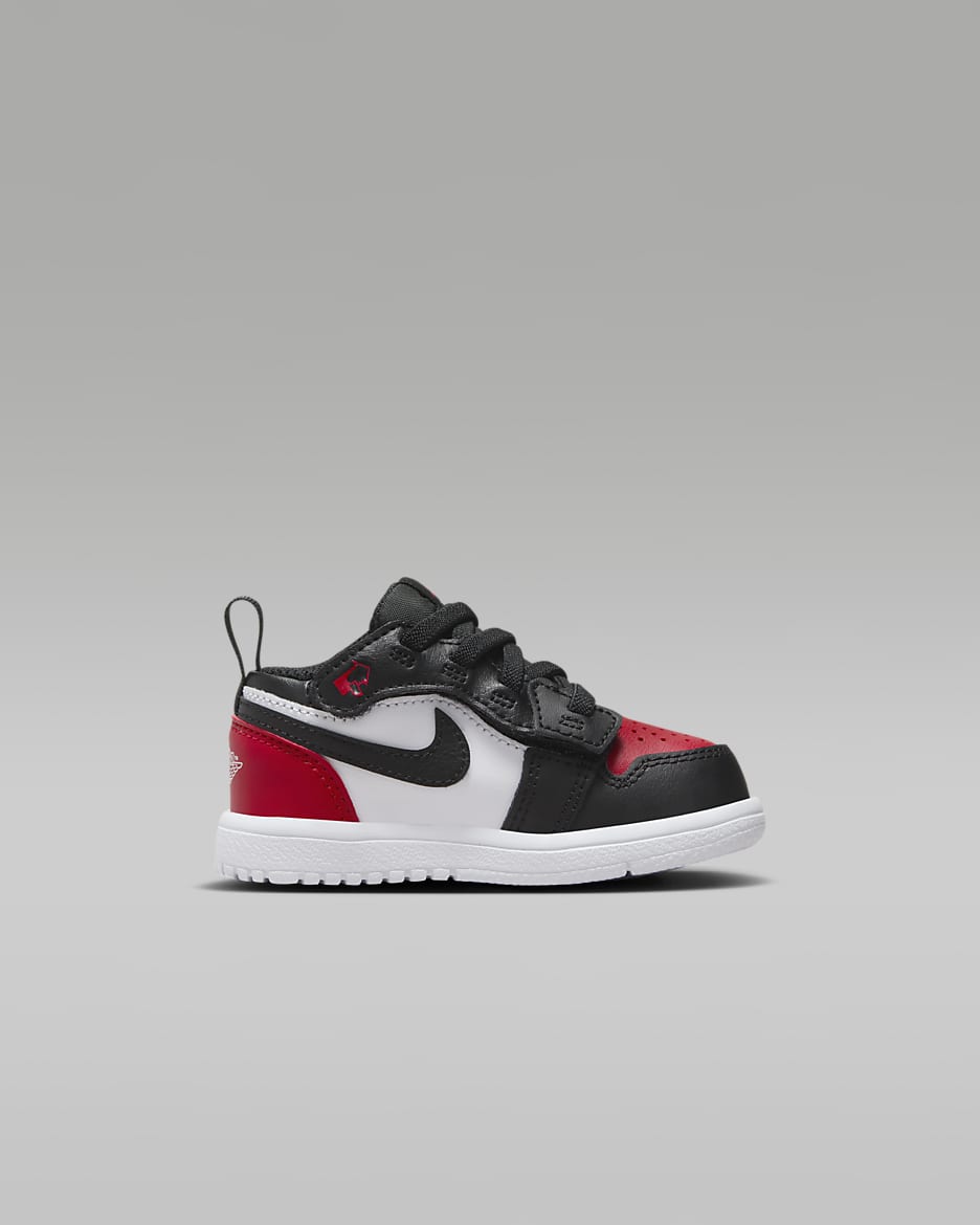 Chaussure Jordan 1 Low Alt pour bébé et tout-petit - Blanc/Varsity Red/Blanc/Noir