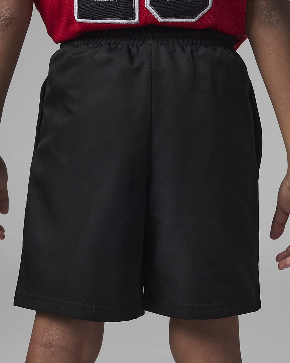 Jordan Jumpman Woven Play Shorts Little Kids' Shorts - Black