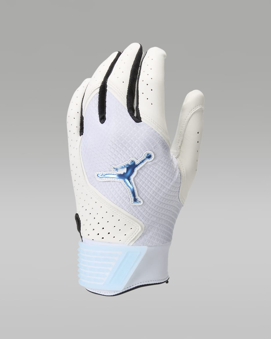 Guantes de bateo (1 par) Jordan Fly Elite - Blanco