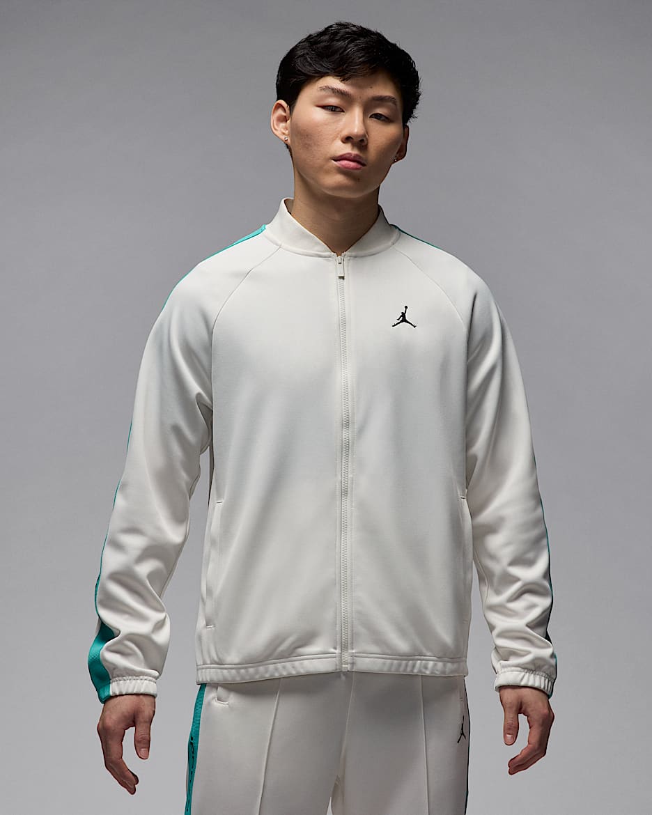Jordan Essentials Men's Tracksuit Jacket - Sail/Black