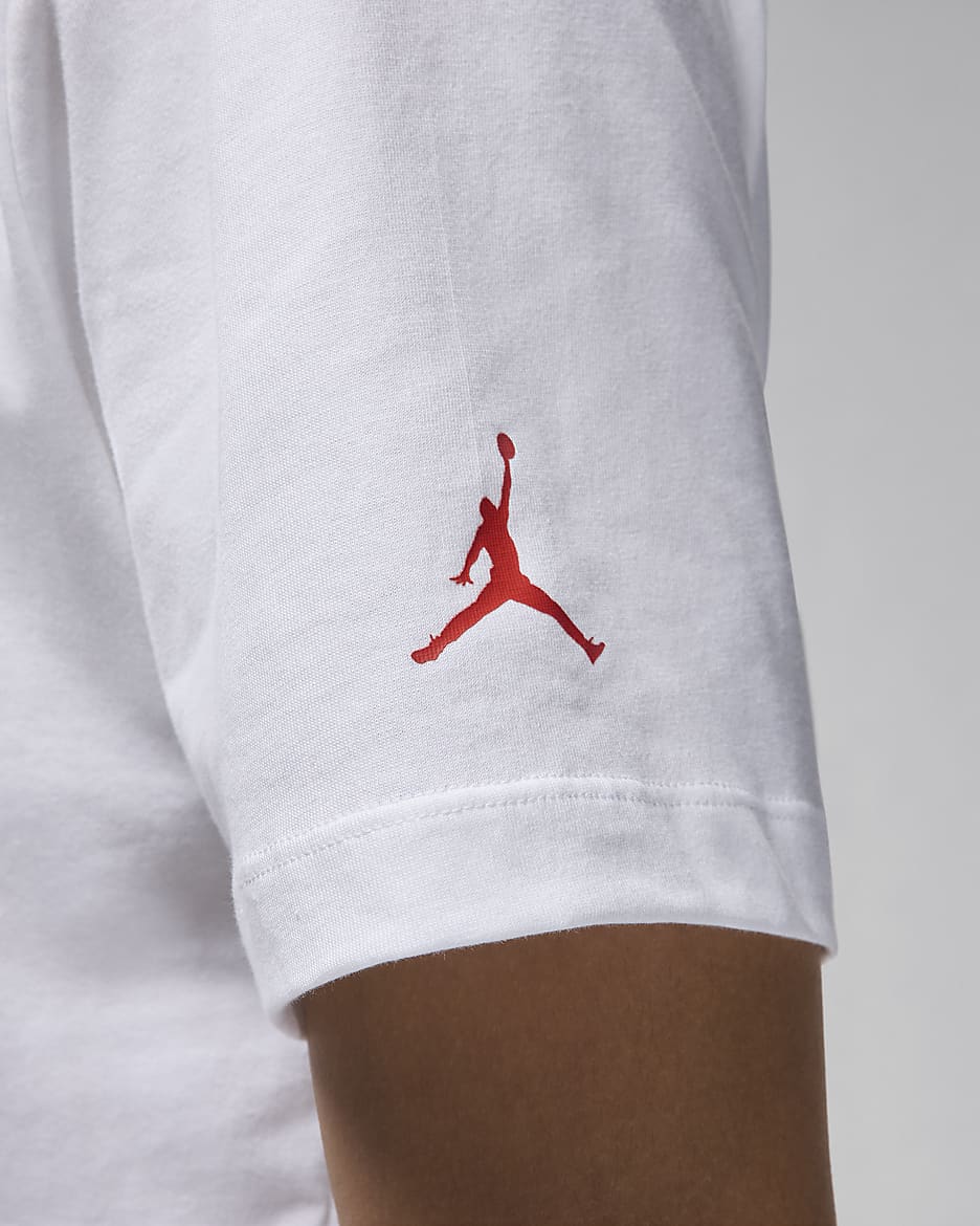 Playera para hombre Jordan Flight Essentials - Blanco