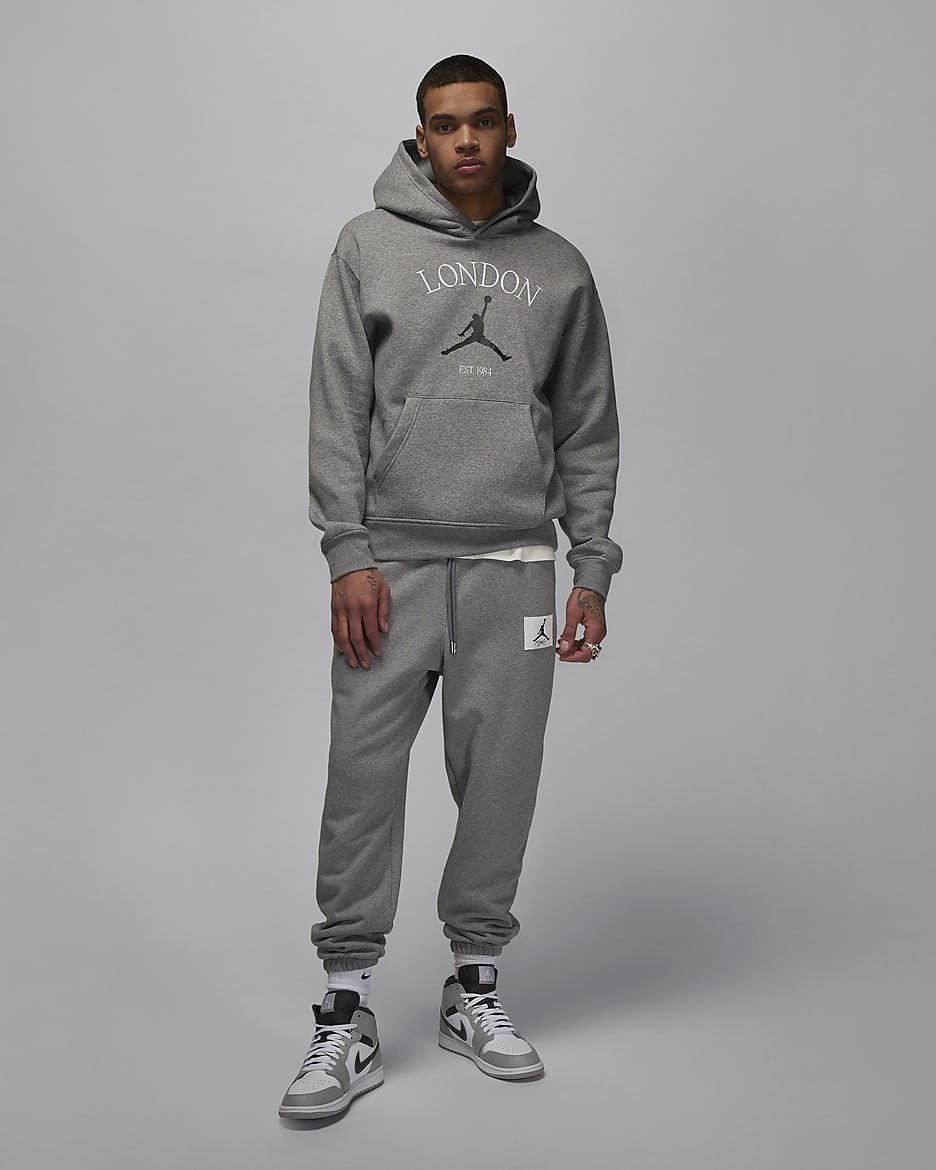 Jordan London Men's Pullover Hoodie - Carbon Heather