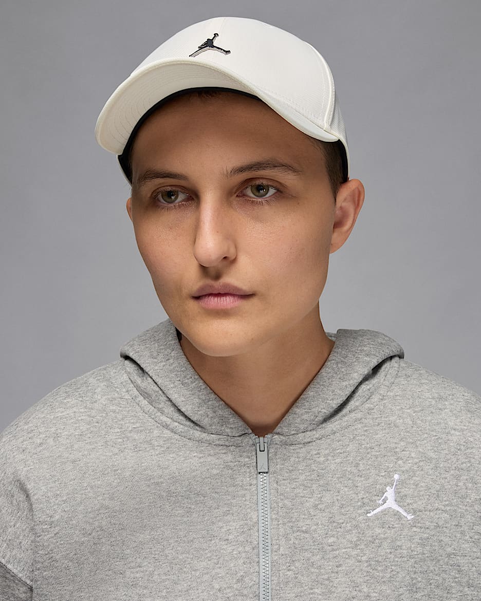 Jordan Rise strukturierte Cap mit Jumpman aus Metall - Sail