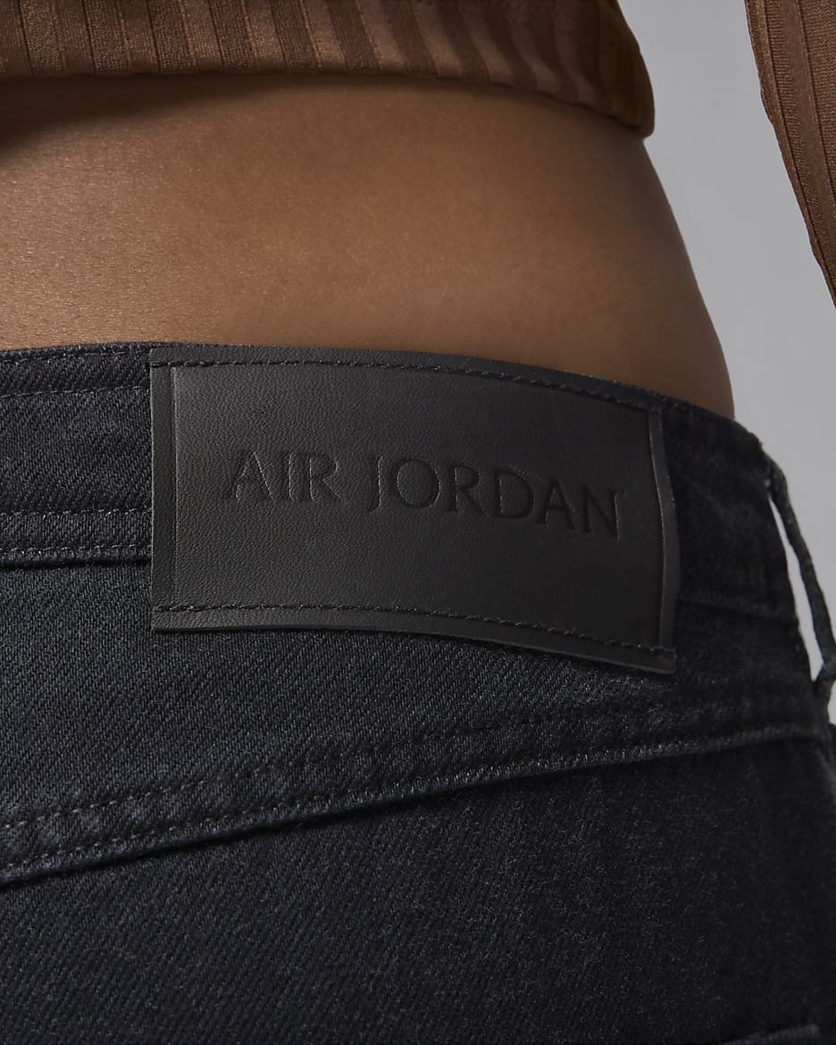 Jupe imprimée Air Jordan pour femme - Noir