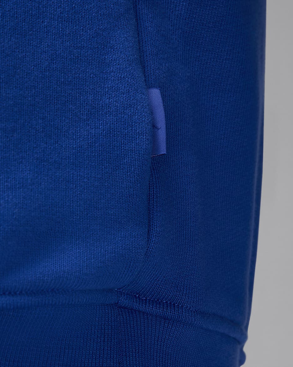 Air Jordan Wordmark Men's Fleece Pullover Hoodie - Game Royal