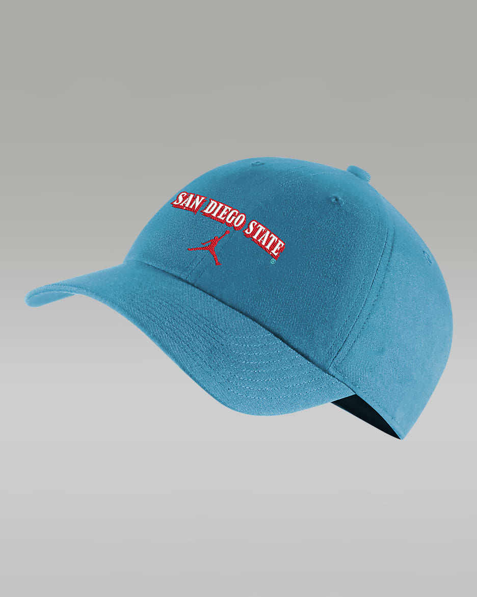 San Diego State Heritage86 Jordan College Adjustable Cap - Turquoise