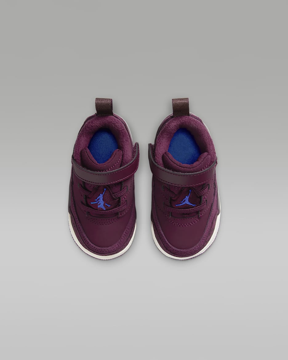 Jordan Spizike Low Baby/Toddler Shoes - Bordeaux/Sail/Hyper Royal