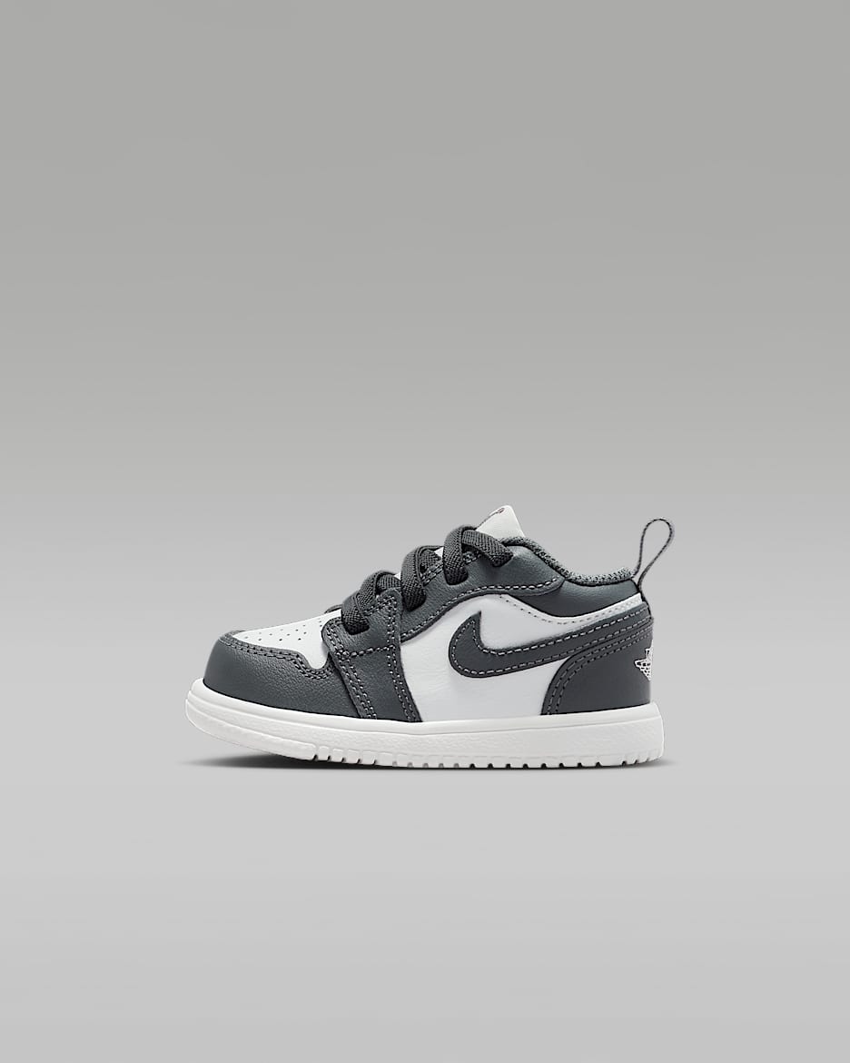 Jordan 1 Low Alt Bebek Ayakkabısı - Iron Grey/Summit White