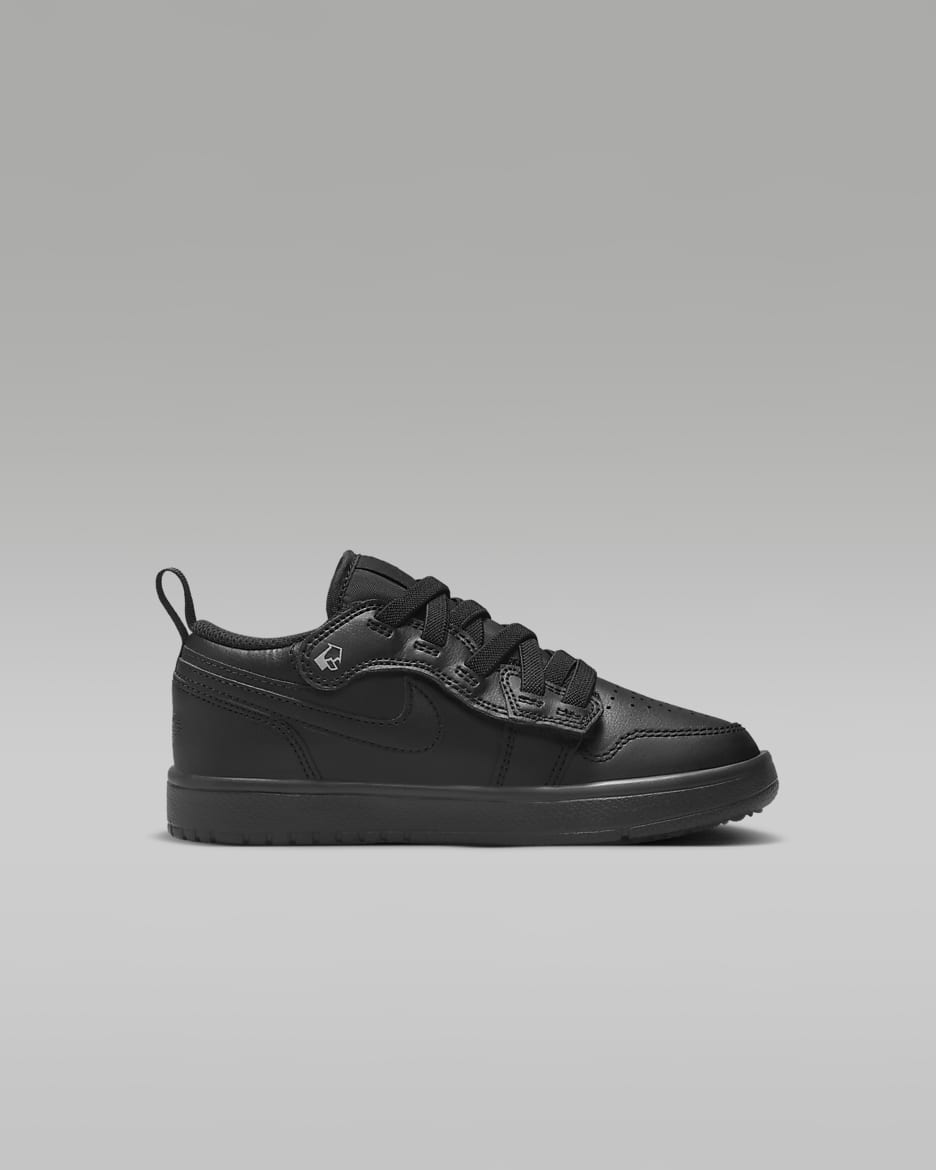 Chaussure Jordan 1 Low Alt pour enfant - Noir/Noir/Noir