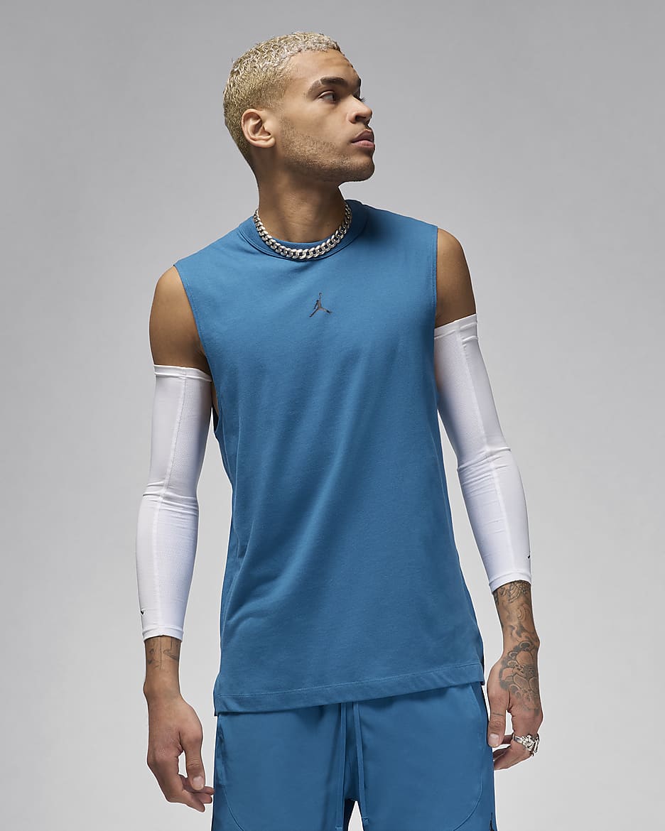 Jordan Sport Men's Dri-FIT Sleeveless Top - Industrial Blue/Black