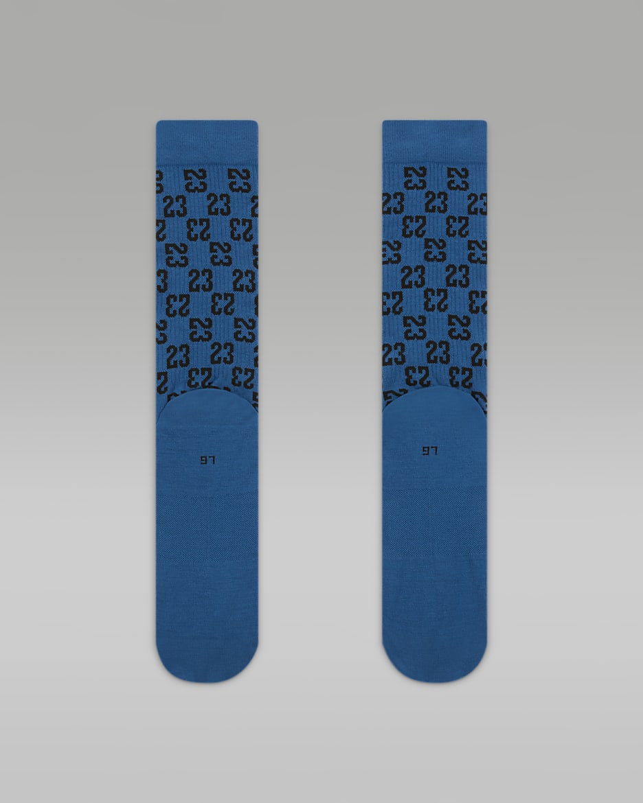 Jordan Everyday Essentials Crew Socks - Industrial Blue/Black