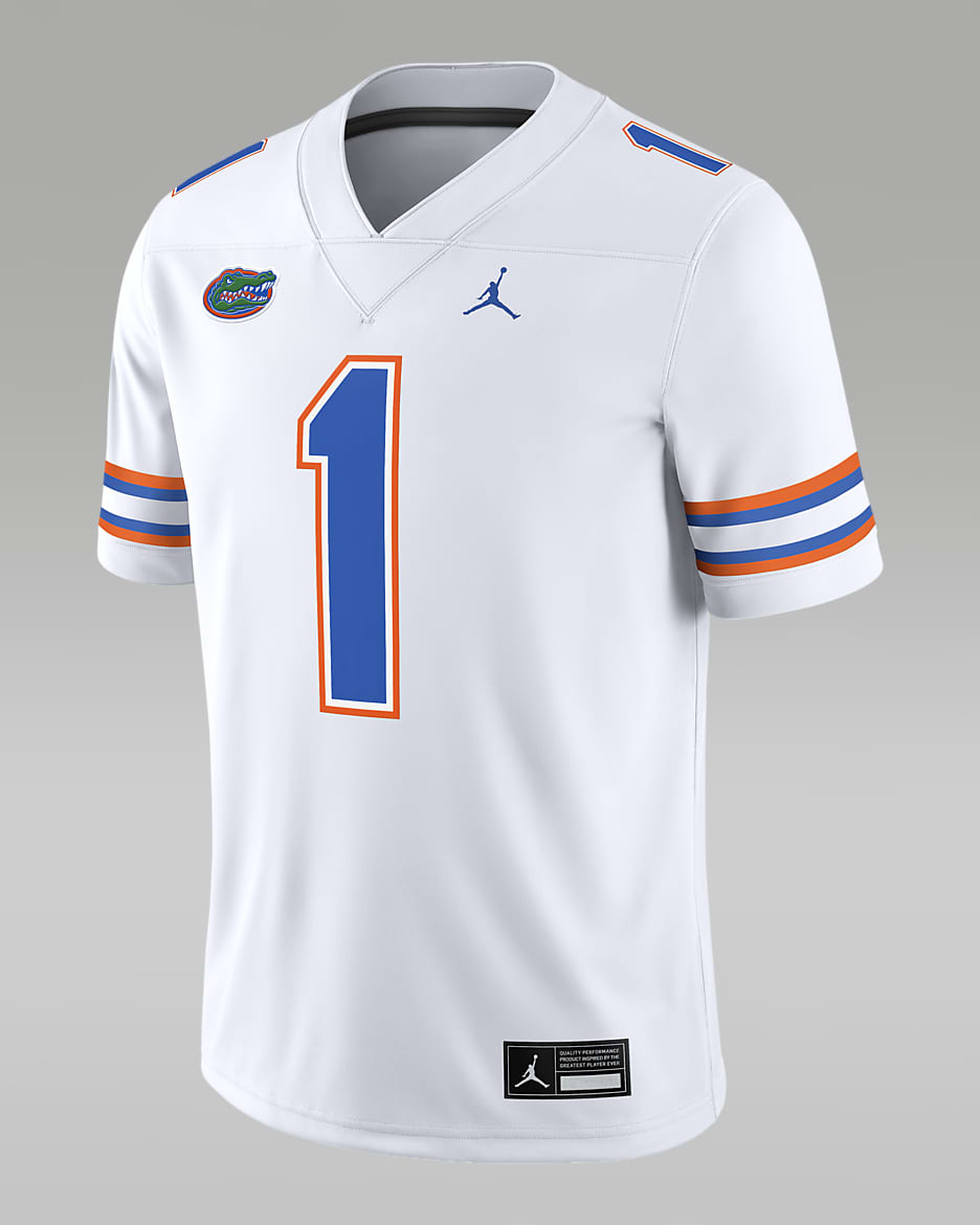 Jersey Game universitario Nike Dri-FIT para hombre de los Florida Gators - Blanco