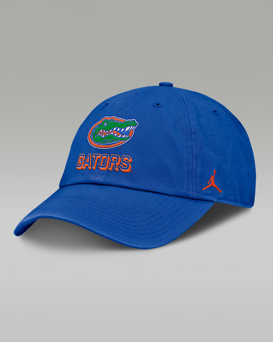 Gorra universitaria marca Jordan ajustable para hombre Florida On-Field Club Gameday - Royal