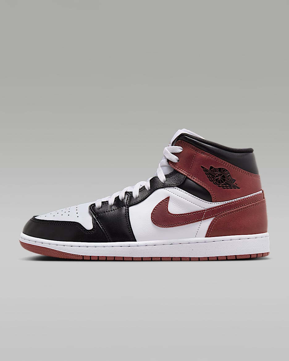 Scarpa Air Jordan 1 Mid SE – Uomo - Bianco/Nero/Dark Pony