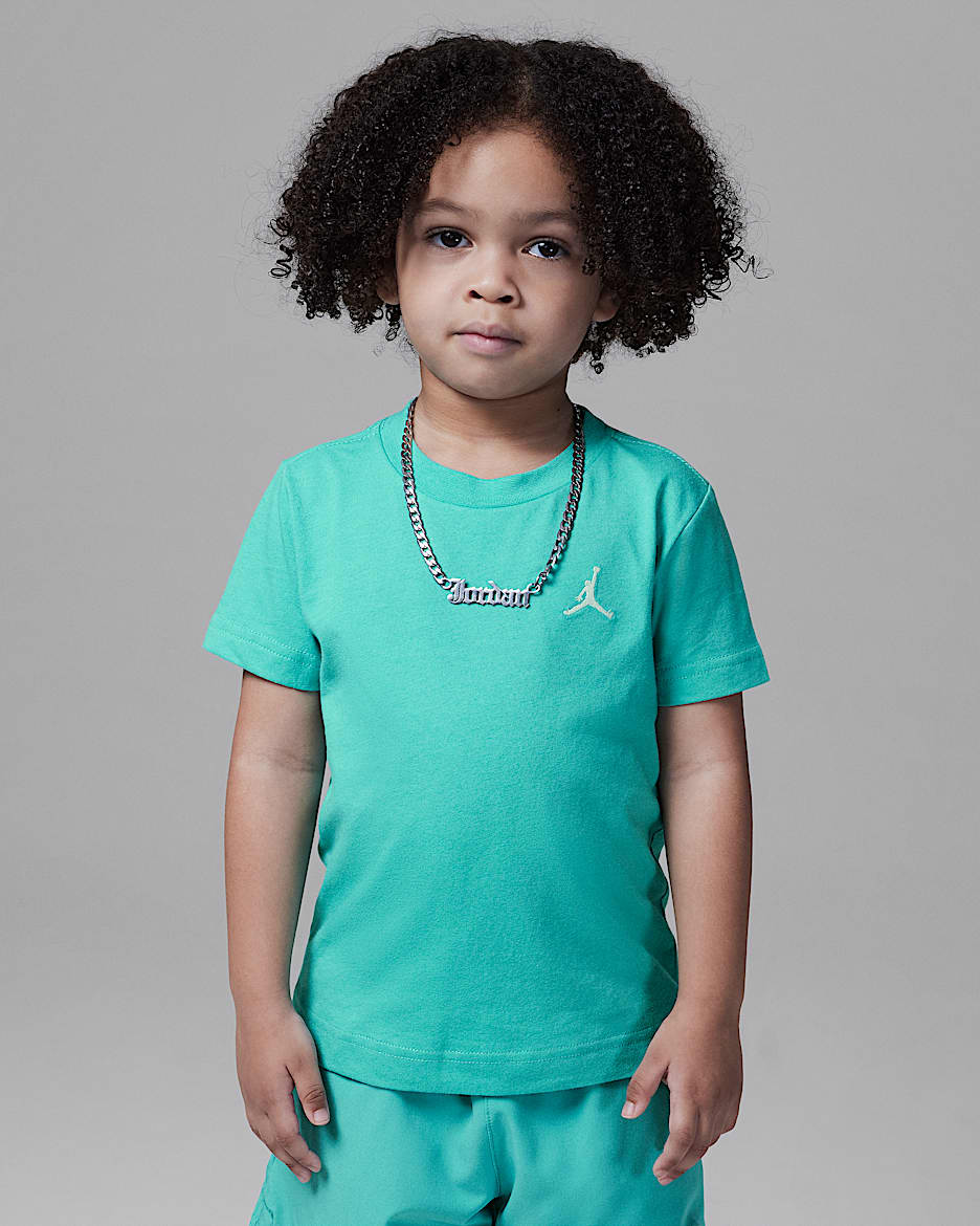 Jordan Toddler Jumpman Air Embroidered T-Shirt - Washed Teal