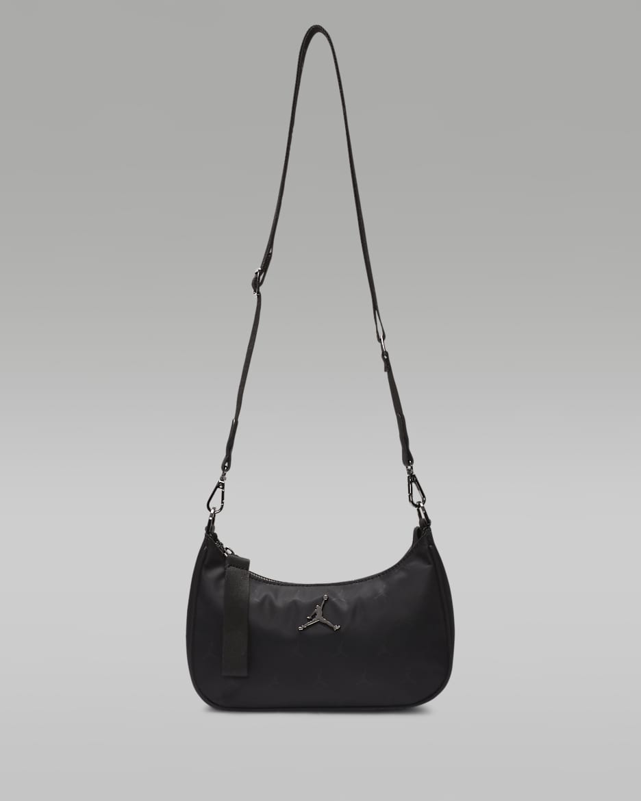 Jordan Jacquard Handbag Bag - Black