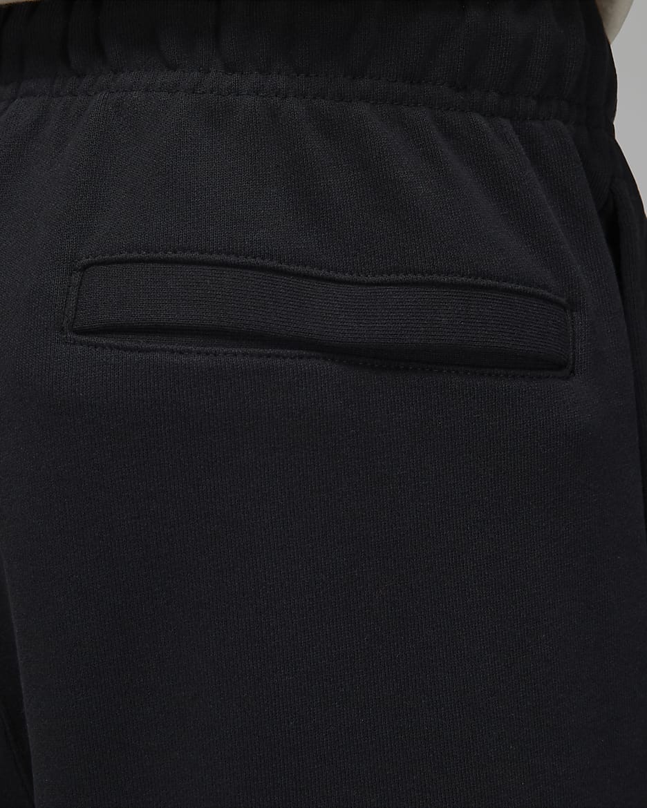 Shorts para hombre Jordan Flight Fleece - Negro/Vela