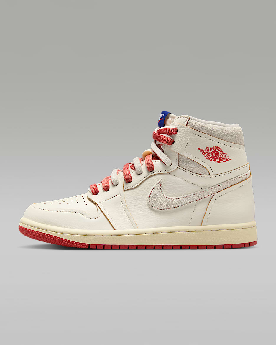 Sko Air Jordan 1 High OG "Rare Air" för kvinnor - Sail/Light Bone/Cinnabar