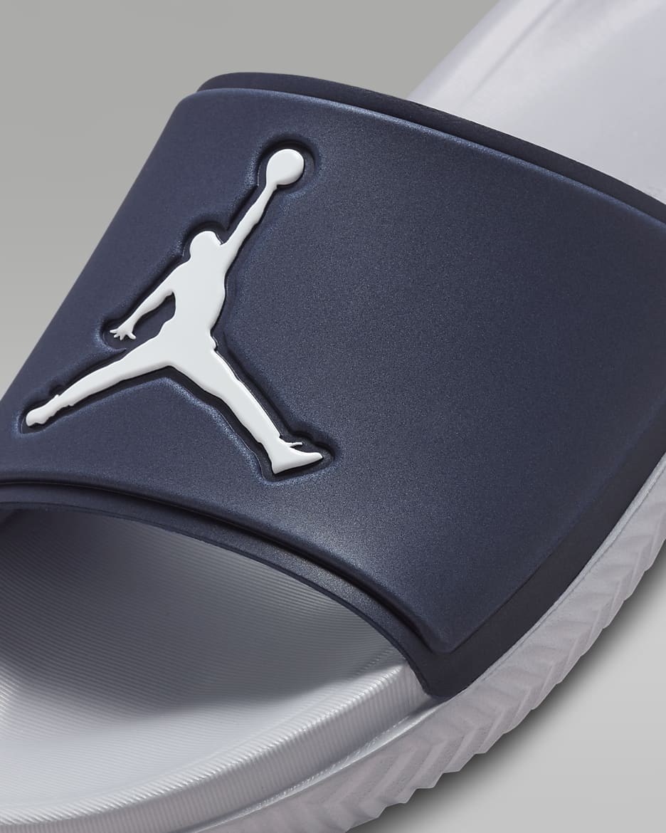 Chanclas para hombre Jordan Jumpman - Azul marino medianoche/Gris cemento/Blanco