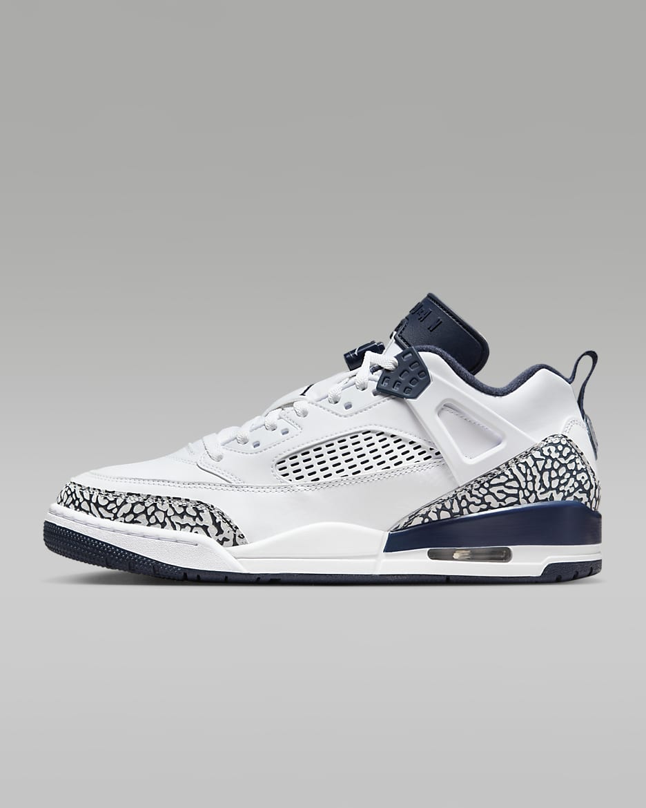 Chaussure Jordan Spizike Low pour homme - Blanc/Pure Platinum/Obsidian