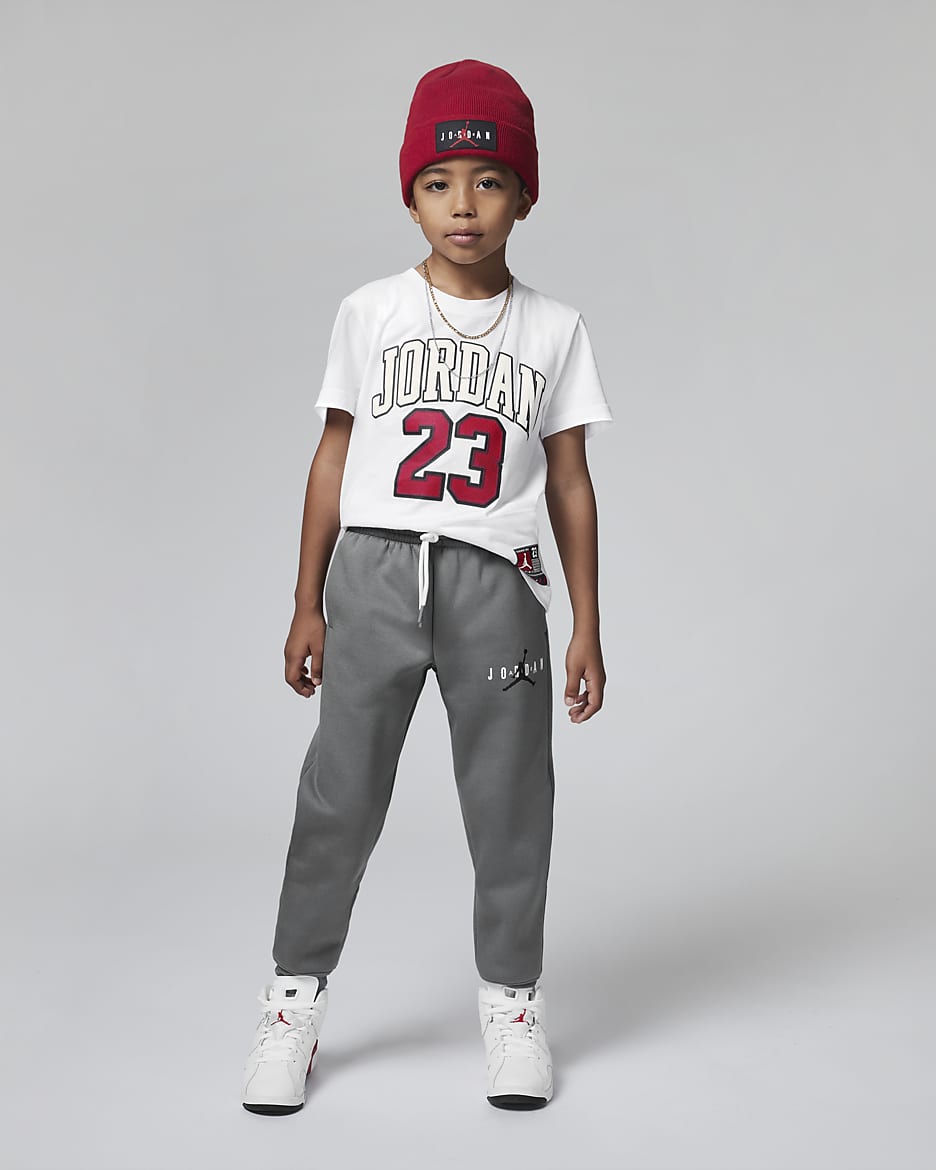 Jordan Little Kids' T-Shirt - White