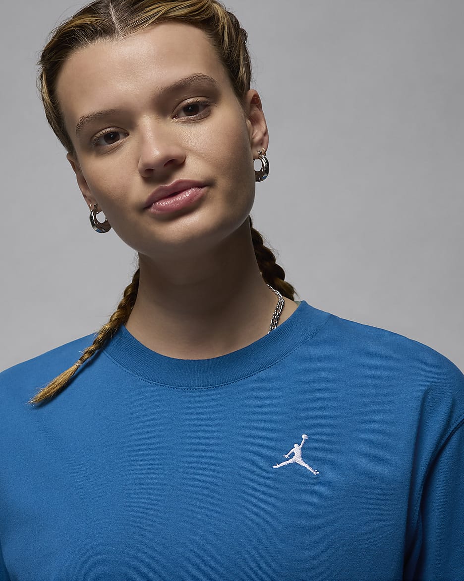 Jordan Essentials Women's Top - Industrial Blue/White