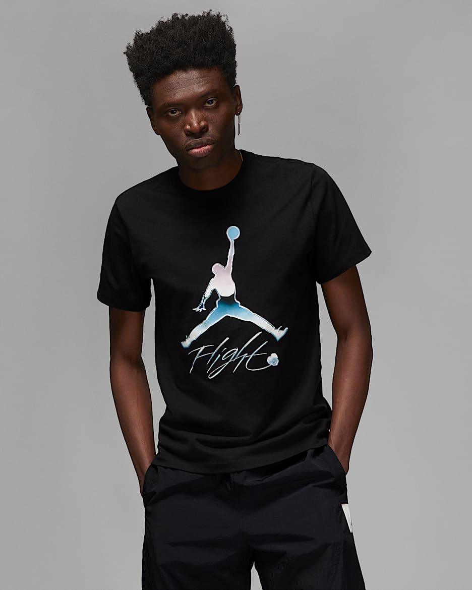 Tee-shirt à motif Jordan pour Homme - Noir