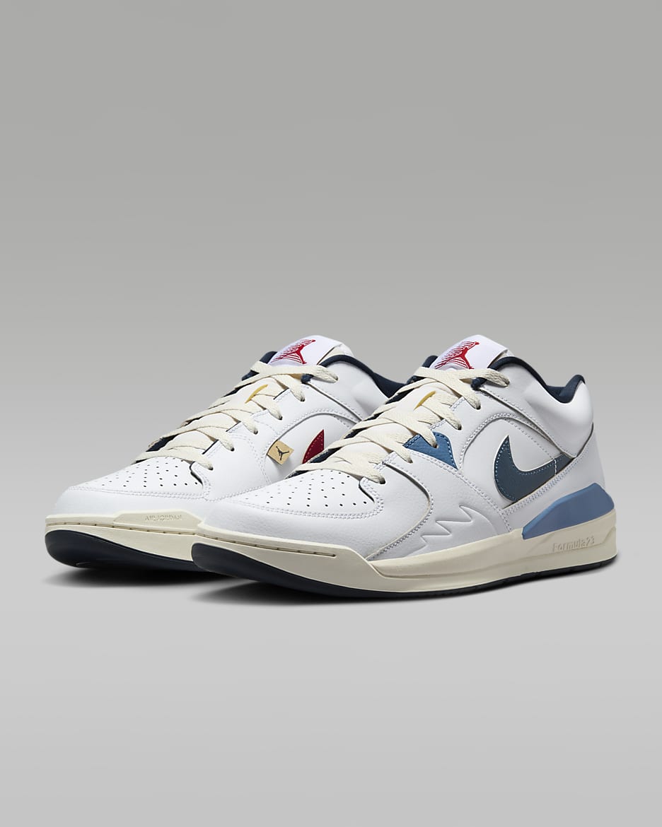 Chaussure Jordan Stadium 90 pour homme - Blanc/Pale Ivory/Aegean Storm/Armory Navy