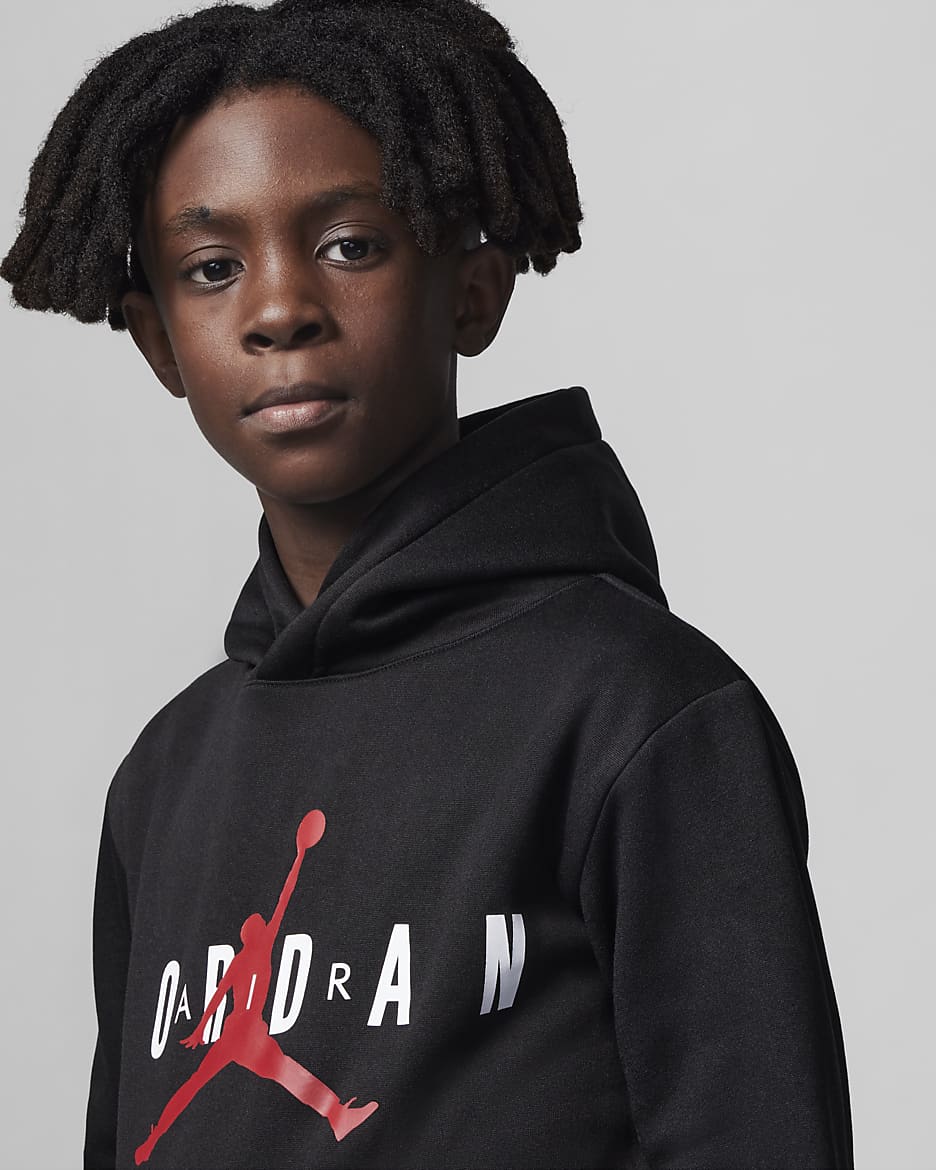 Jordan Older Kids' Pullover Hoodie - Black