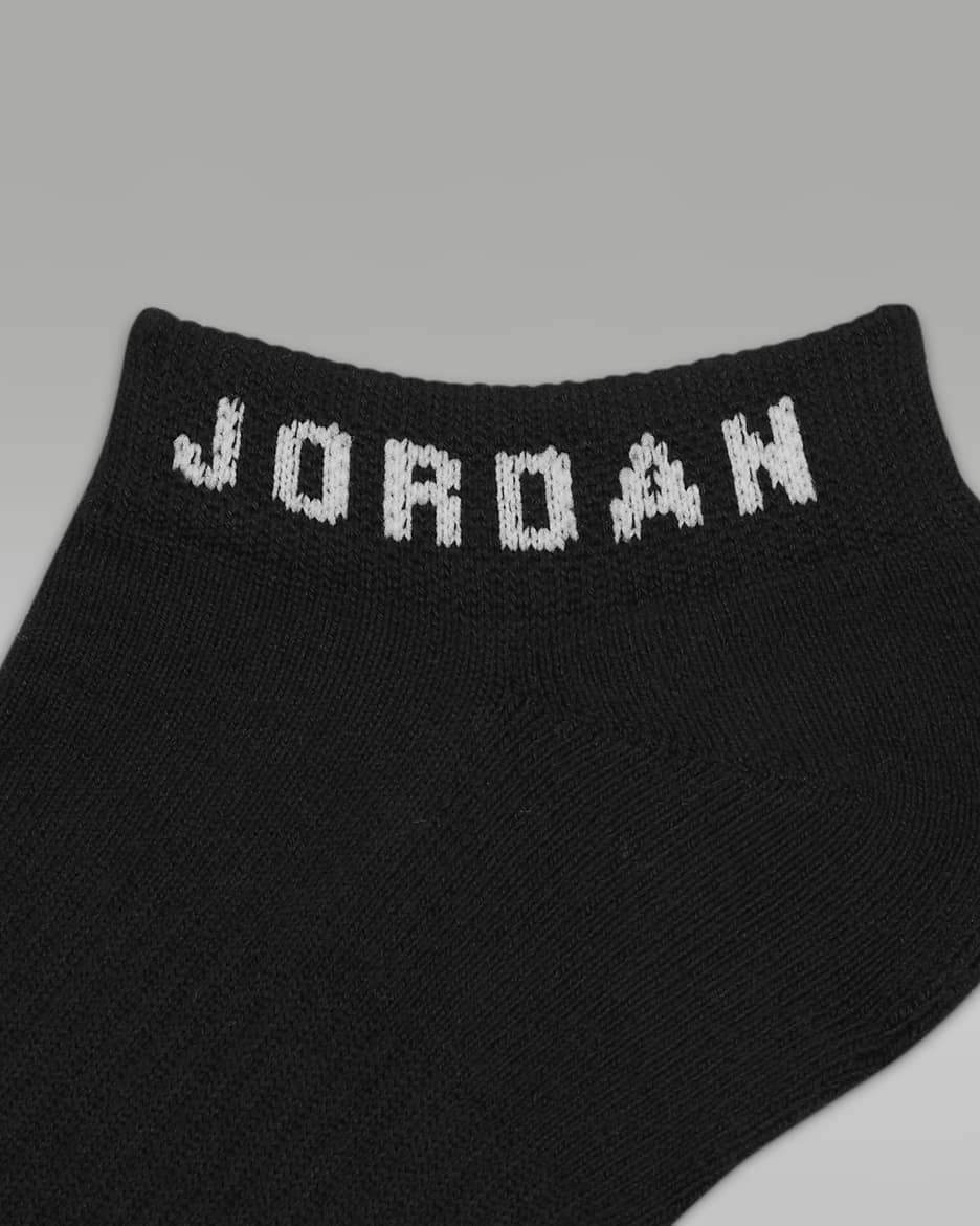 Jordan Everyday No-Show Socks (3 Pairs) - Black/White