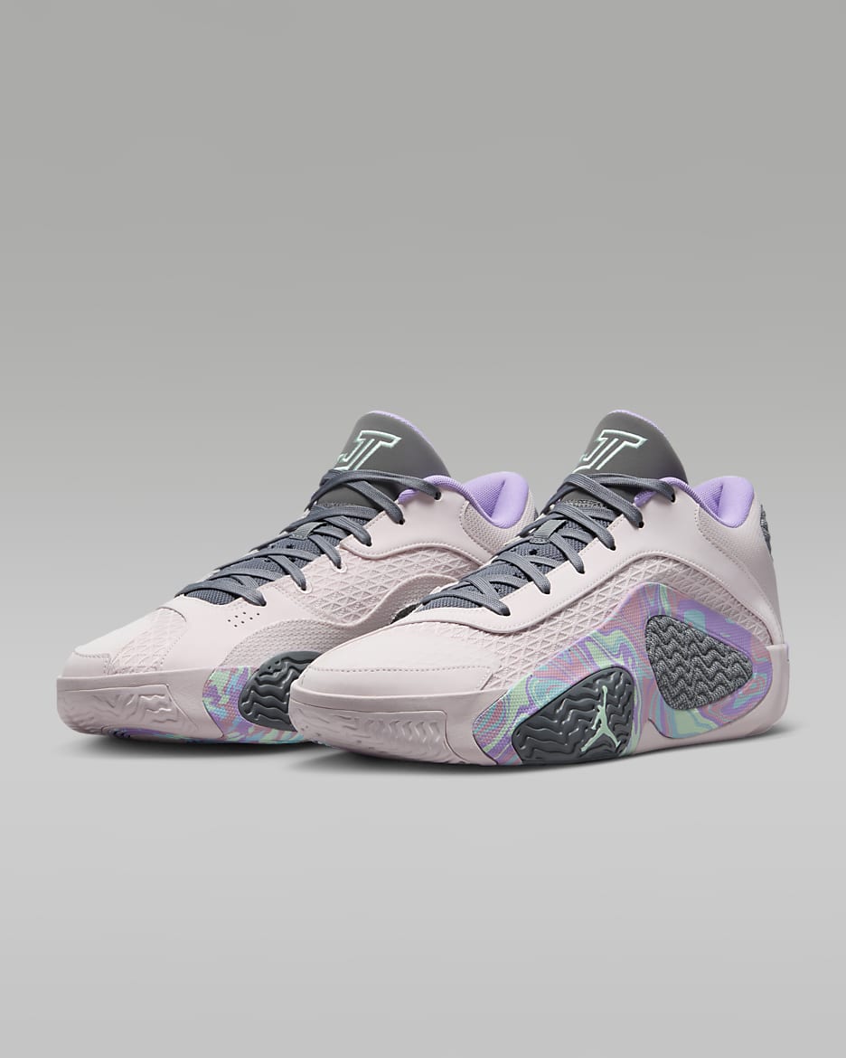 Tatum 2 'Sidewalk Chalk' Basketball Shoes - Light Soft Pink/Smoke/Lilac/Mint Foam