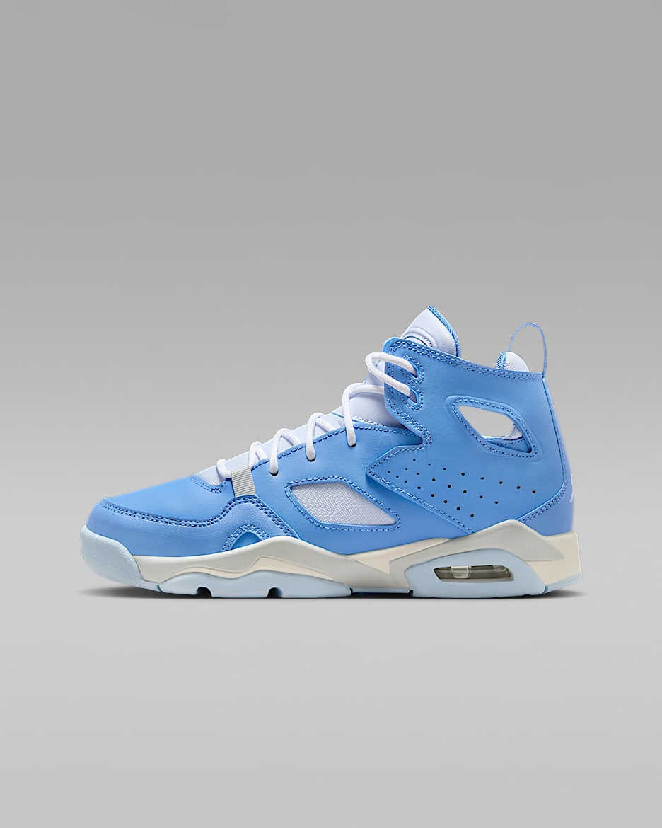 Jordan Flight Club '91 Older Kids' Shoes - Legend Blue/Pure Platinum/Sail/Hydrogen Blue