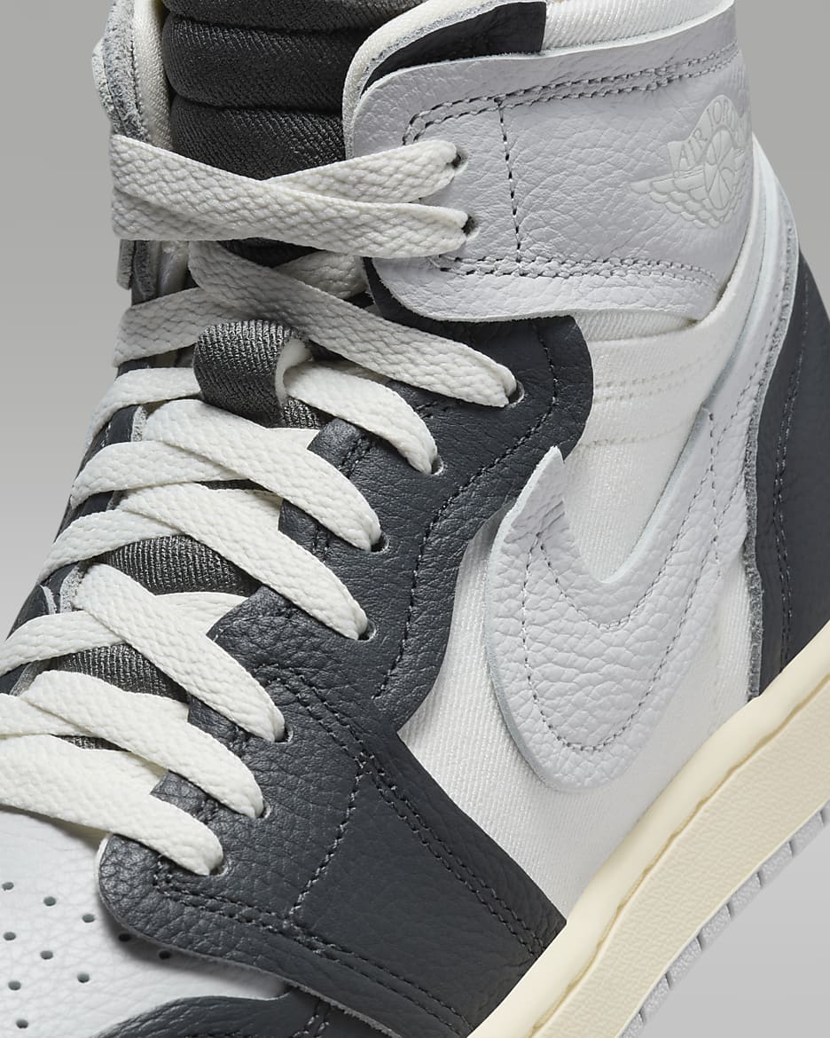 Air Jordan 1 High Method of Make Women's Shoes - Anthracite/Sail/Muslin/Neutral Grey