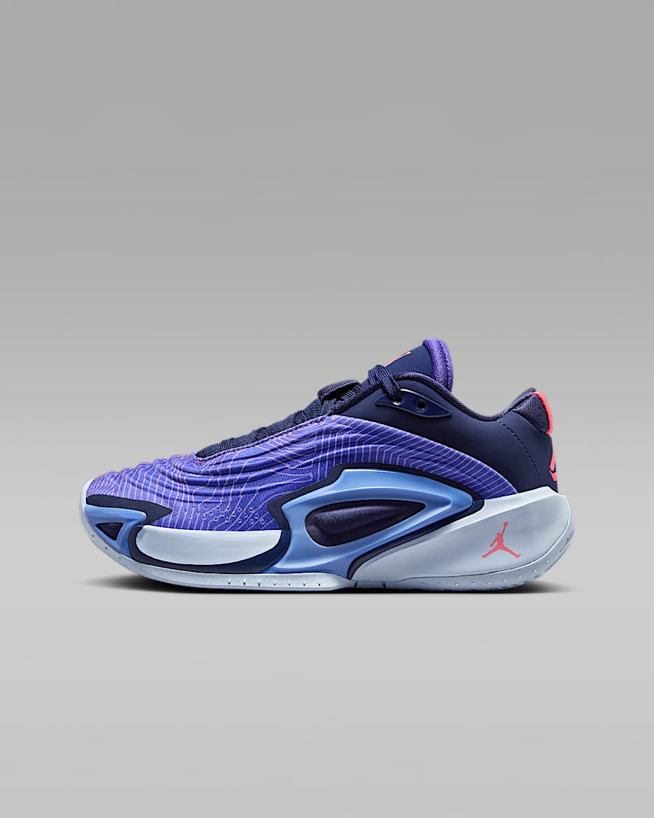 Luka 3 Older Kids' Basketball Shoes - Purple Comet/Midnight Navy/Hydrogen Blue/Hot Punch