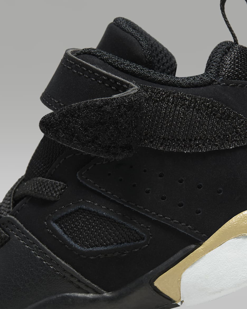 Jordan Flight Club '91 Baby & Toddler Shoe - Black/Metallic Gold