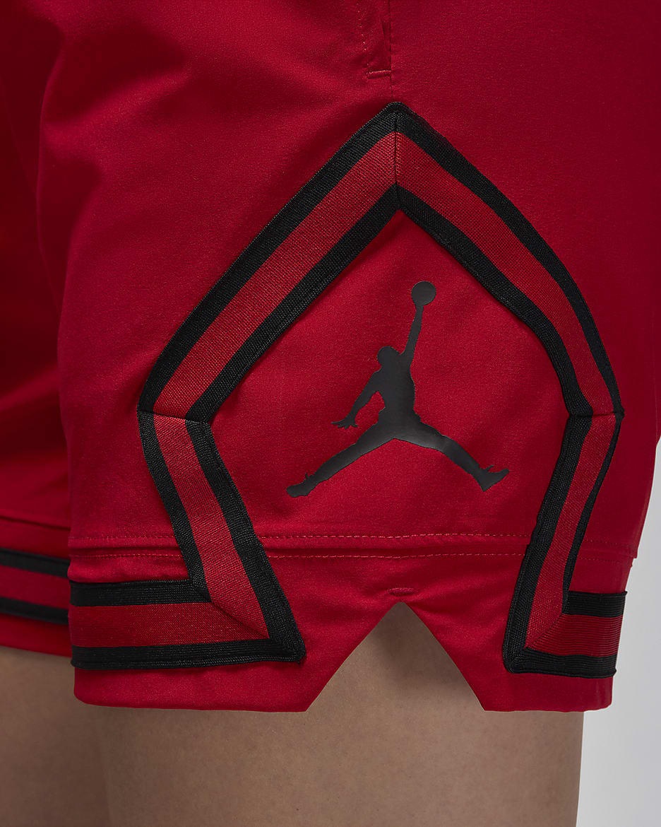 Jordan Sport 男款 Dri-FIT 梭織 Diamond 短褲 - Gym Red/黑色/黑色