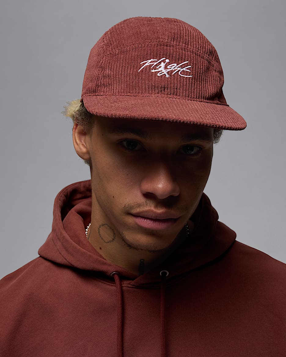 Gorra Jordan Fly Jumpman - Poni oscuro/Blanco