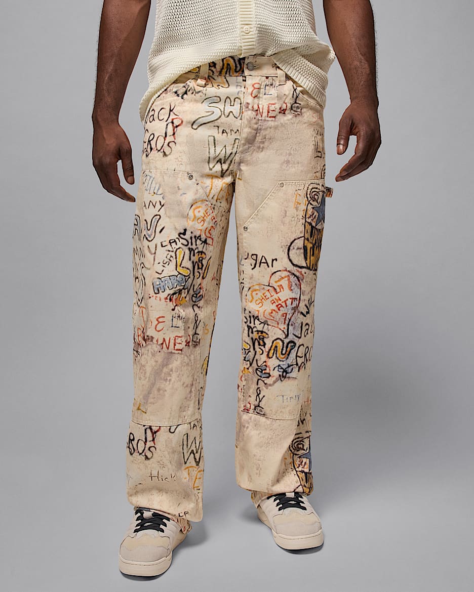 Pants de carpintero para hombre Air Jordan - Café claro leyenda