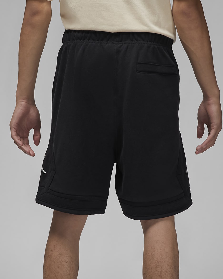 Shorts para hombre Jordan Flight Fleece - Negro/Vela