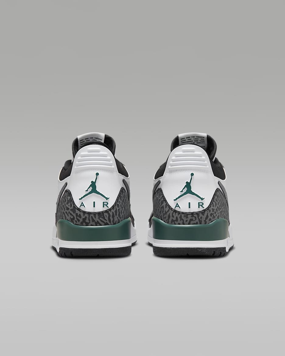 Buty męskie Air Jordan Legacy 312 Low - Biel/Czerń/Cool Grey/Oxidized Green