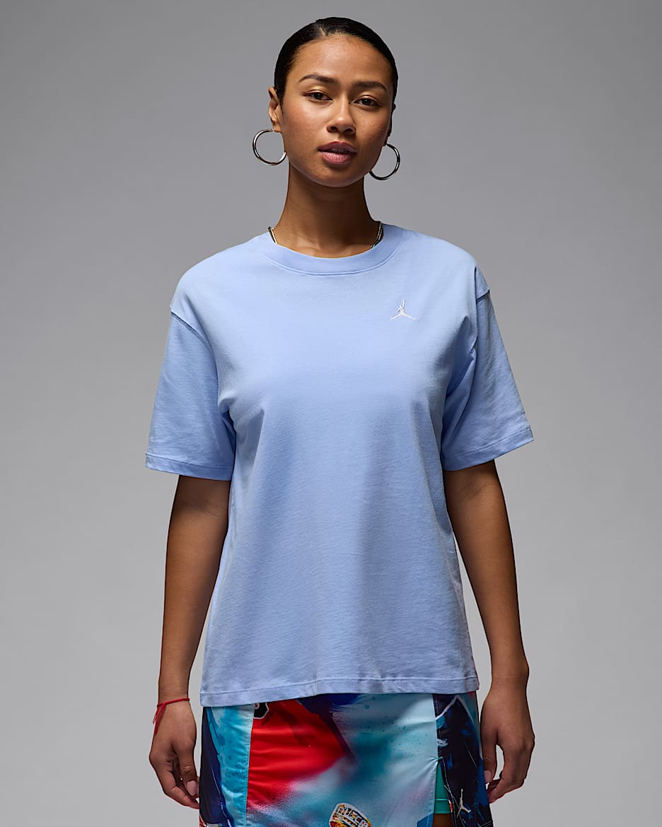 Jordan Essentials Women's Top - Aluminum/White