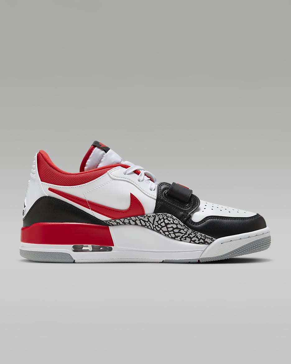 Scarpa Air Jordan Legacy 312 Low – Uomo - Bianco/Nero/Wolf Grey/Fire Red